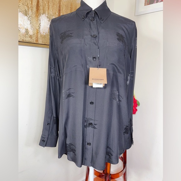 BURBERRY
Ivanna Embroidered Button-Front Blouse - Picture 11 of 11